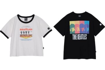 マリークワント×ザ・ビートルズ限定デザインTシャツ「ヘイ・ジュード」「ヘルプ!」ジャケ写プリントで