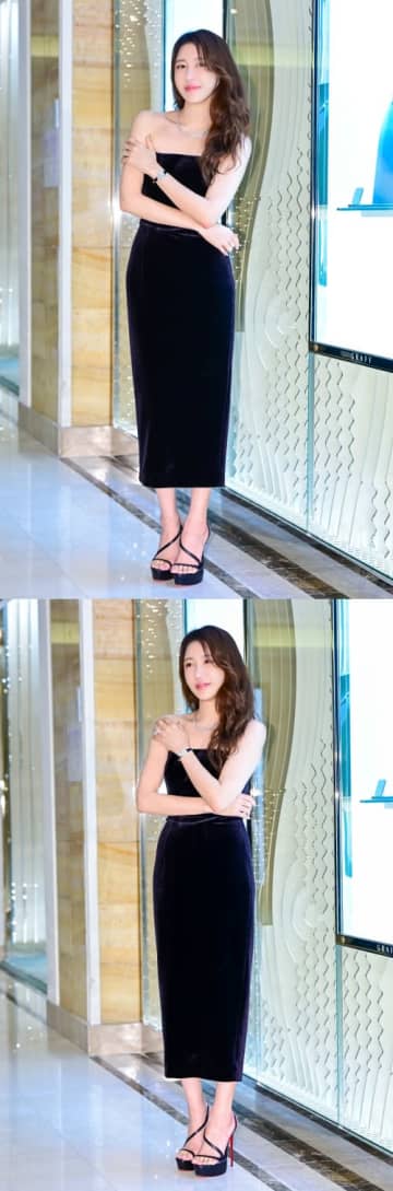 これぞ女神降臨…『ペントハウス』美人女優、至高のチューブトップドレス姿で魅せた“洗練美”【独自写真】