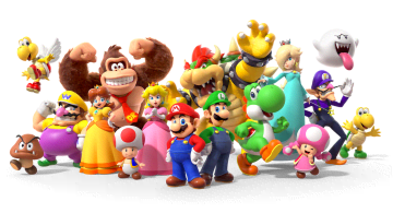 海外の任天堂公式サイトでマリオたちの集合絵が刷新。ドンキーコングの姿がリニューアル