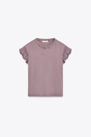 ヘビロテ確定♡【ZARA】1枚でサマ見え！「技ありTシャツ」