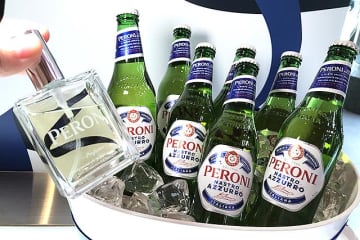 アサヒ プレミアムイタリアンビール ペローニ PERONI を新体感 ＠渋谷 Cucina Diesel Farm 5/15～6/15＿日本初上陸、グラスにシトラスの香りを吹き付けるプロフューモで乾杯！ 未知なる爽快感