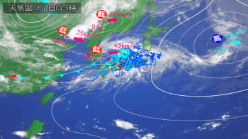 広い範囲で雨に　東海や西日本は局地的な大雨に注意