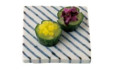 切って詰めるだけ！ お弁当の「あと一品どうしよう？」におすすめの「お花きゅうり」のレシピ
