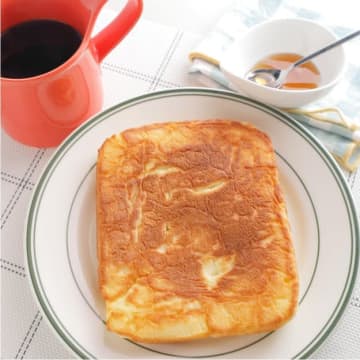 【卵焼き器でもっちもち！】ホットケーキミックスの四角パンレシピ♪