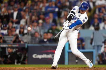 【MLB】大谷翔平、初対決の若手右腕から中前打　3試合連続安打で初回にチャンスメーク