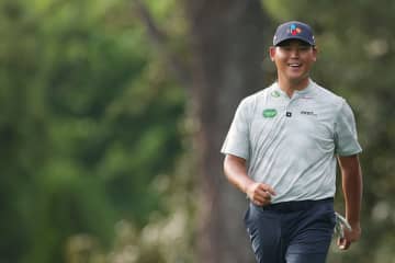 メジャー最長ホールインワン達成 キム・シウーが252ydを決める