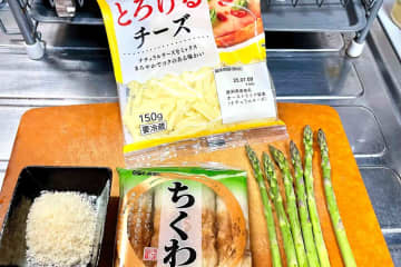 かっちゃんねるの「こんがりアスパラちくわ」　10分で作れる“最強おつまみ”だった