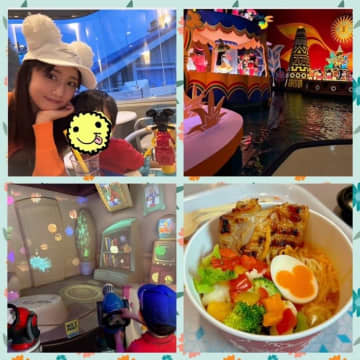 小倉優子、三男とともにTDLを満喫「何回も乗れちゃいました！」