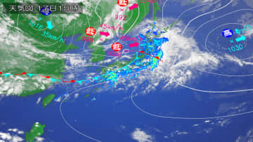 明日18日（日）は、雲が多く蒸し暑い。関東では真夏日の所も、熱中症注意