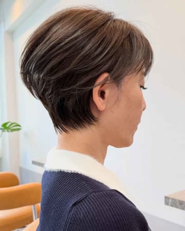 「最近、頭頂部が気になる、、」【40・50代】トップふんわり「美フォルムショート」で解決！