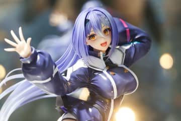 流れるような長い髪が美しすぎる！「あおぎり高校 エトラ」【あみあみ展示撮り下ろし】描き下ろしイラストをフィギュア化