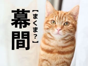 【幕間】を「まくま」と読んだら笑われる！？【読めないと恥ずかしい漢字クイズ】