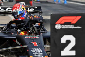 フェルスタッペン、マクラーレンと0.034秒差の予選2番手「マシンは大幅に改善したが、新ソフトタイヤに苦労した」