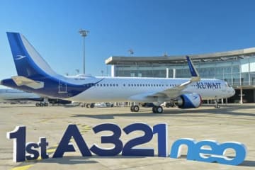 クウェート航空、初のA321neoを受領！ 9機導入予定の1機目
