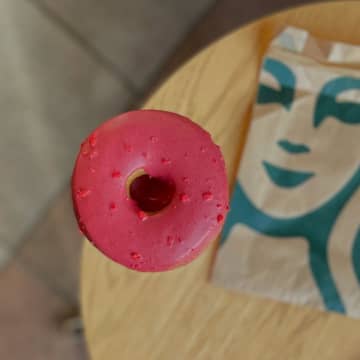 【スタバ】どっちも食べたい♡「眼福ドーナツ」