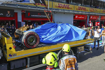 F1、角田は予選でクラッシュ　エミリアロマーニャGP