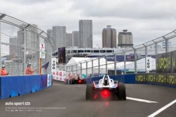 【タイム結果】フォーミュラE第8・9戦東京大会、日曜フリー走行3回目。ポルシェのヴェアラインがトップでニッサン勢に明暗
