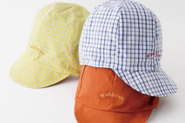 折りたためて持ち歩きにも◎ リバーシブルのおしゃれな「キッズキャップ」【こどモノ6月号】