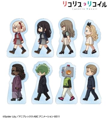 「リコリコ」千束、たきな、クルミ、ロボ太…歩く姿がキュートな「ちびとこ」シリーズ登場♪ アクリルマスコットなど