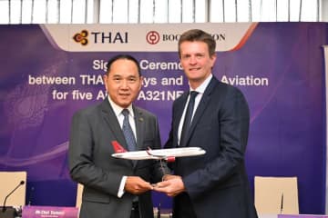 タイ国際航空、BOCアビエーションからエアバスA321neoを5機リース