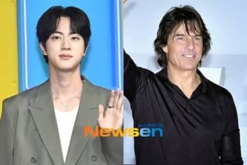 BTS ジン、トム・クルーズとの撮影ビハインドを公開「母親とビデオ電話をしてくれた」（動画あり）
