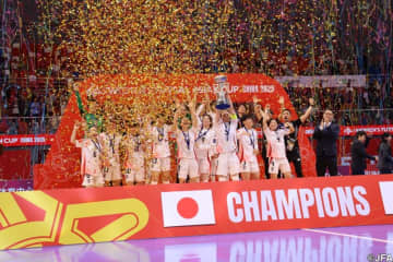フットサル女子日本代表が初のアジアカップ優勝！　タイとの激闘制す…11月に史上初のW杯へ