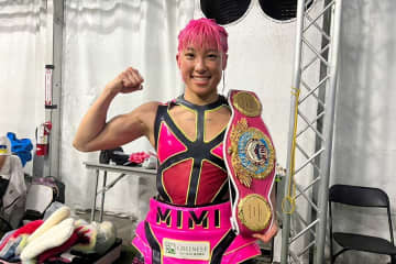 米国で日本人ボクサーが世界戦V4成功！　米デビュー2連勝「もっと世界に…」　晝田瑞希が喜び