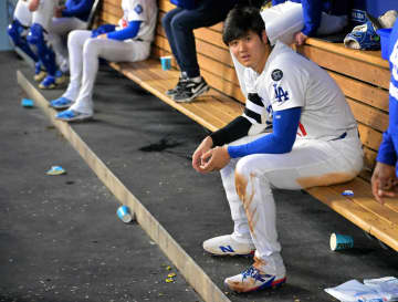 大谷翔平がブルペン入り最多の５０球　打撃は６タコ、２三振で打率３割５厘に急降下