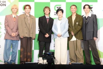 Ｄａ―ｉＣＥが小池百合子都知事とトークショー　花村想太は「エコバックを常にカバンにつけてます」