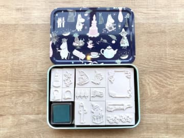 「ムーミン」のスタンプセットが付録に。メッセージカードに使ったら絶対可愛いやつ...。