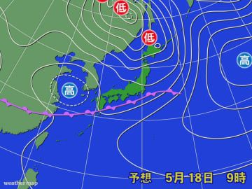 前線停滞でくもりや雨　気温・湿度高めのため食品管理に注意