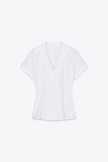 【ZARA】この夏マストな「白トップス」がお値下げに♡