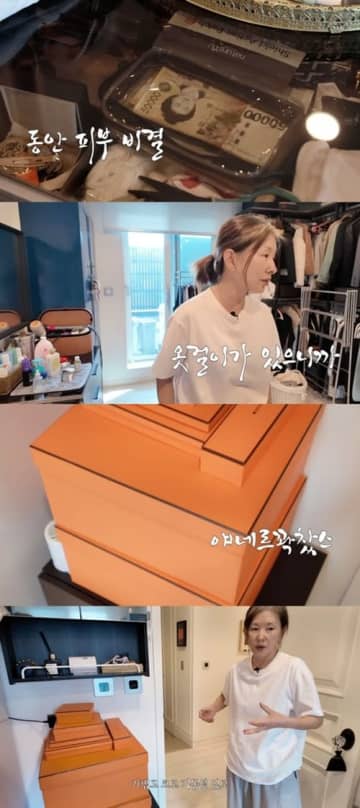 ベテラン韓国女優が自宅公開！意外と質素…と思いきや大量のエルメス