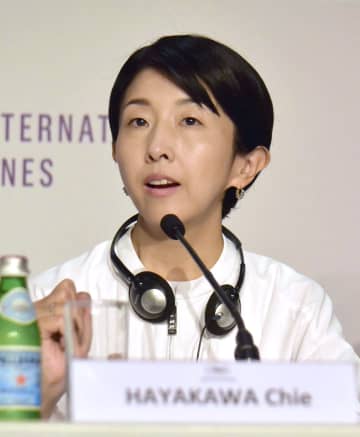 子どもの映画を長年撮りたかった　早川千絵監督、カンヌで会見