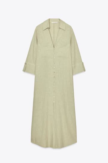 40・50代コーデは【ZARA】で！ 1枚でサマになる♡「シャツワンピ」