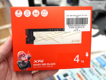 ADATAの低発熱PCIe 5.0 SSD「MARS 980 BLADE」が登場、SM2508コントローラ採用