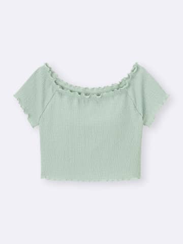 【GU】くしゅくしゅ可愛い♡「カップ付きTシャツ」