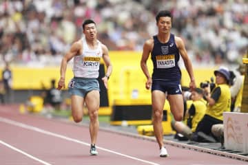 【陸上】男子100mは栁田大輝が10秒06で制す　19年世界選手権金メダリストらを破る「自分のレーンしか見ずに走ろうと」