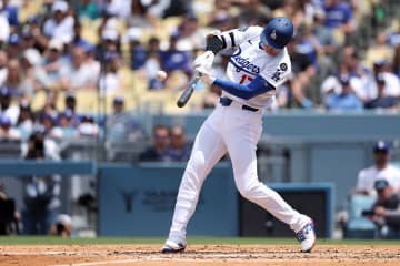 ドジャース、“フリーウェイ・シリーズ”3連敗で今季初の被スイープ　大谷翔平は猛打賞＆今季50得点目　先輩・菊池雄星から2安打1打点