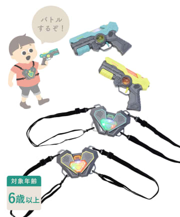 3COINSから対戦型トイ「シューティングセット」が登場。複数セットでチーム戦も可能