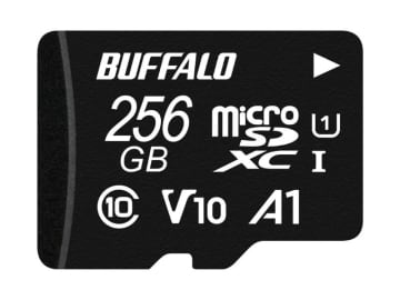 バッファローの高速microSDカードがAmazonタイムセール！　UHS-I対応の256GB「RMSD-256U11HA/N」が3580円など