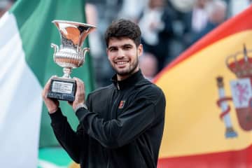 アルカラス、世界1位シナーを破って今季3勝目！全仏OPへ「大きな自信になる」[イタリア国際]