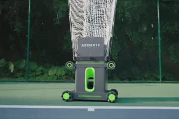テニスの練習相手になってくれるロボット「Acemate」がKickstarterに登場