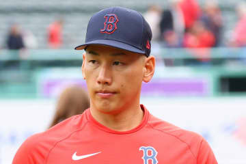 吉田正尚が依然ノースロー調整　スプリント練習で汗を流す