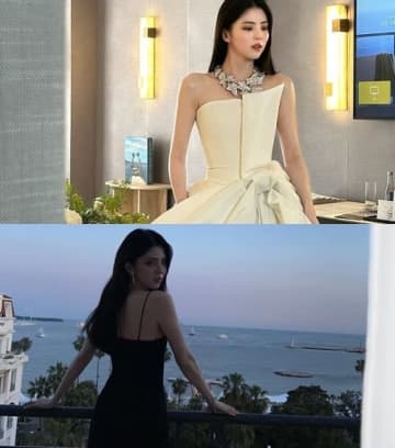 “過激ドレス”が禁止になったカンヌで…女優ハン・ソヒ、妖艶ビジュでレッドカーペットを華やかに彩る