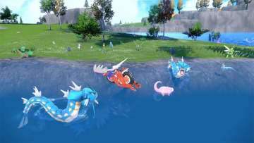 スイッチ2でグラフィック向上の『ポケモンSV』、たった2枚の公式スクショを比較。水面や草むらがよりリアルに