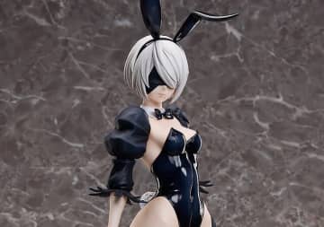 「太ももを見ろ！」と言わんばかりの迫力！「ニーアオートマタ」より「2B」が1/4スケールのバニーフィギュアで立体化