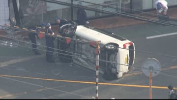 【速報】小学生の列に車突っ込む　運転の74歳女性と小学生4人の合わせて5人搬送　福岡・筑紫野市