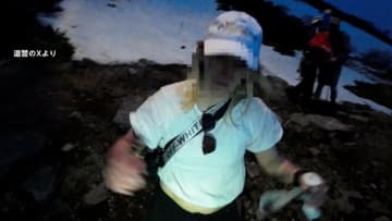 【映像公開】「寒くて避難小屋に行けない」イギリス国籍の男女が軽装で登山…北海道警のヘリが出動・救助