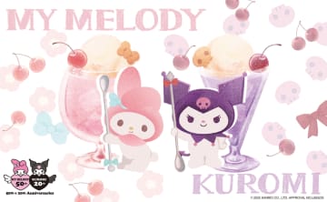 古川紙工、マイメロとクロミの限定ステーショナリーBOXを発売クリームソーダがテーマのふんわりかわいいイラストの付箋やマステ